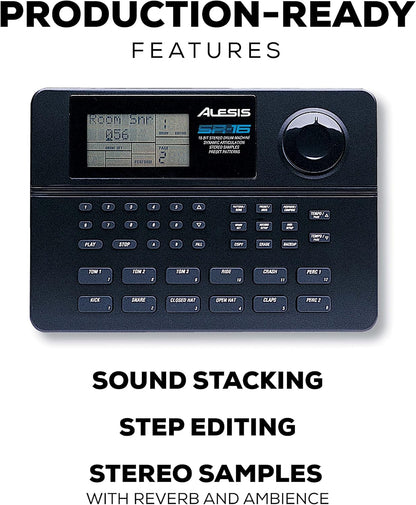 Alesis SR16 Studio Drum Machine with Effects and Sounds