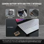 Neewer T-NP-FZ100 NP-FZ100 USB-C Battery Pack