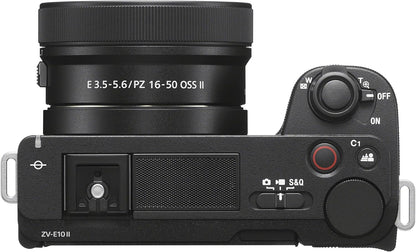 Sony ZV-E10 II Mirrorless Camera Lenses Deluxe Bundle
