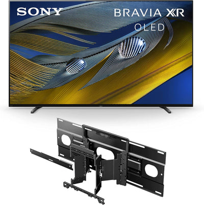 Sony BRAVIA XR A80J 55" 4K OLED TV with Wall Mount
