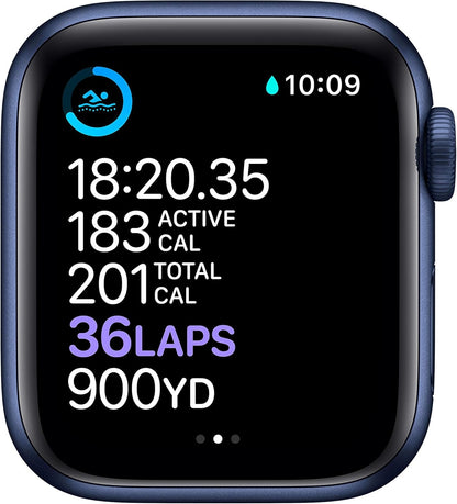 Apple MG143LL/A-cr Watch Series 6 40mm Blue (Renewed)