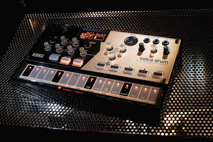 Korg VOLCADRUM Drum Machine Digital Percussion Synth Blue