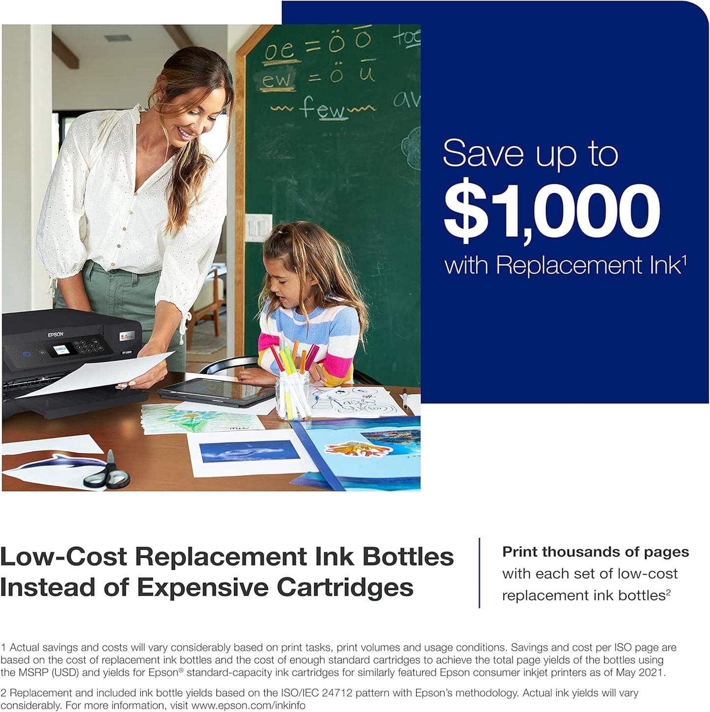Epson EcoTank ET-2850 Wireless Color All-in-One Printer