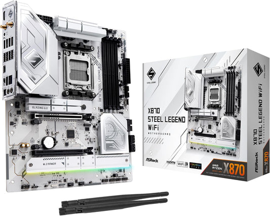 ASRock X870 STEEL LEGEND WIFI AM5 ATX Motherboard