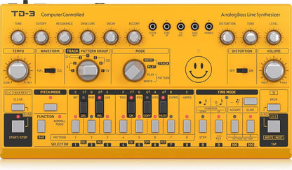 Behringer TD-3-AM Analog Bass Synthesizer - Acid Yellow