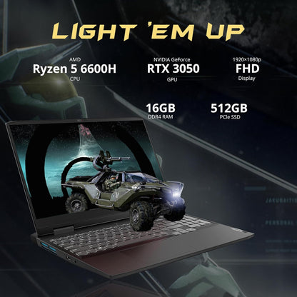 Lenovo IdeaPad Gaming 3 Laptop Ryzen 5 6600H RTX 3050