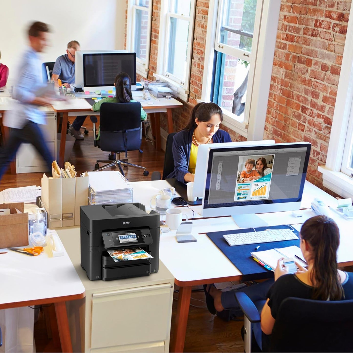 Epson C11CF75201 WorkForce Pro WF-4740 Wireless Color Inkjet Printer