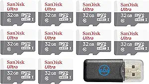 SanDisk Ultra 32GB MicroSD Card 10-Pack — main product image