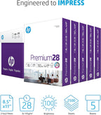 HP 205200C Premium 28 lb Paper, 8.5x11, 2500 Sheets