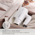 Panasonic EH-NA2C-W nanoe Hair Dryer - Folding Travel Dryer