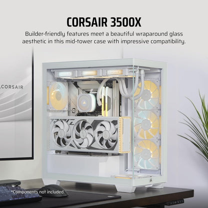 Corsair CC-9011277-WW 3500X White ATX PC Case