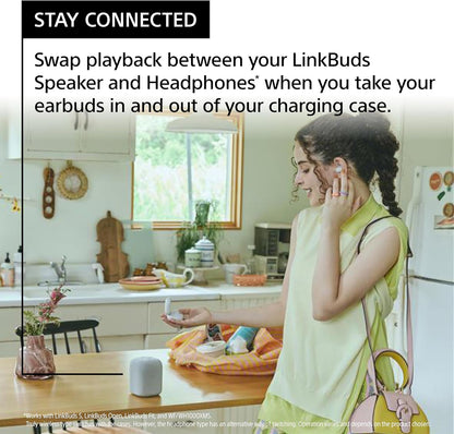 Sony SRSLS1B.UC LinkBuds Wireless Bluetooth Portable Speaker - Black