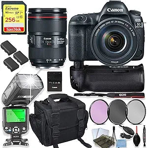 Canon EOS 5D Mark IV DSLR Camera Kit + Bundle