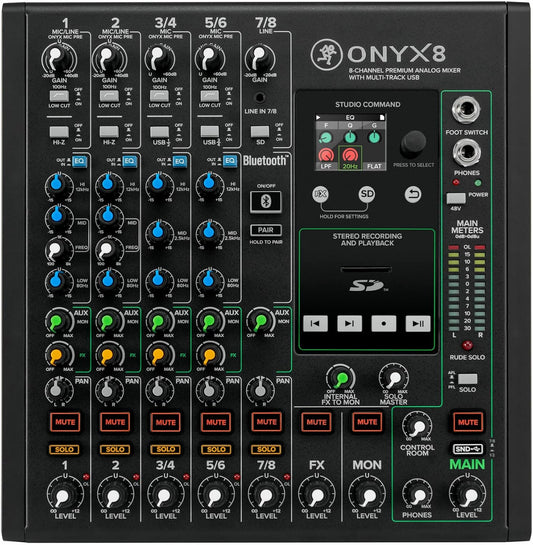 Mackie Onyx8 8-Channel Analog Mixer with USB