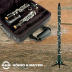 K&M 15228.000.55 In-Bell Clarinet Stand Portable Folding Base