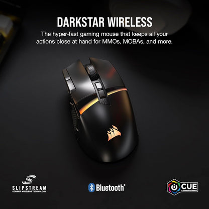Corsair CH-931A011-NA DARKSTAR RGB Wireless MMO/MOBA Gaming Mouse