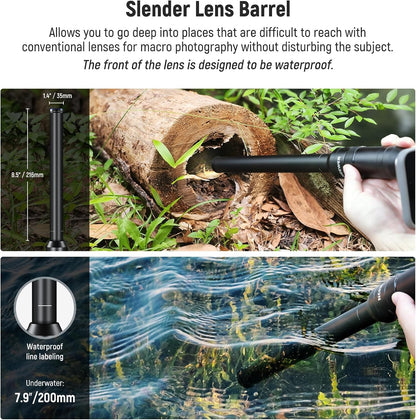 Neewer 10104369 18mm 2X Macro Probe Lens for Phones