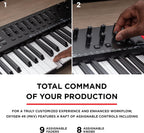 M-Audio Oxygen 49 MKV MIDI Keyboard Controller Beat Pads Software Suite