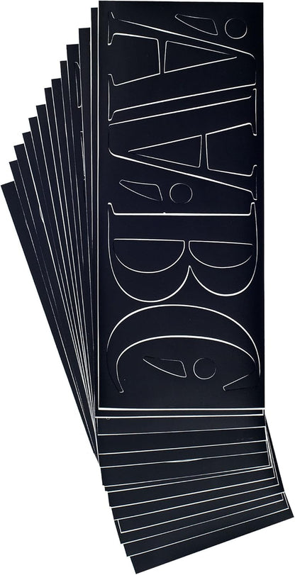 Westcott 15859 LetterCraft 4-Inch Vinyl Lettering