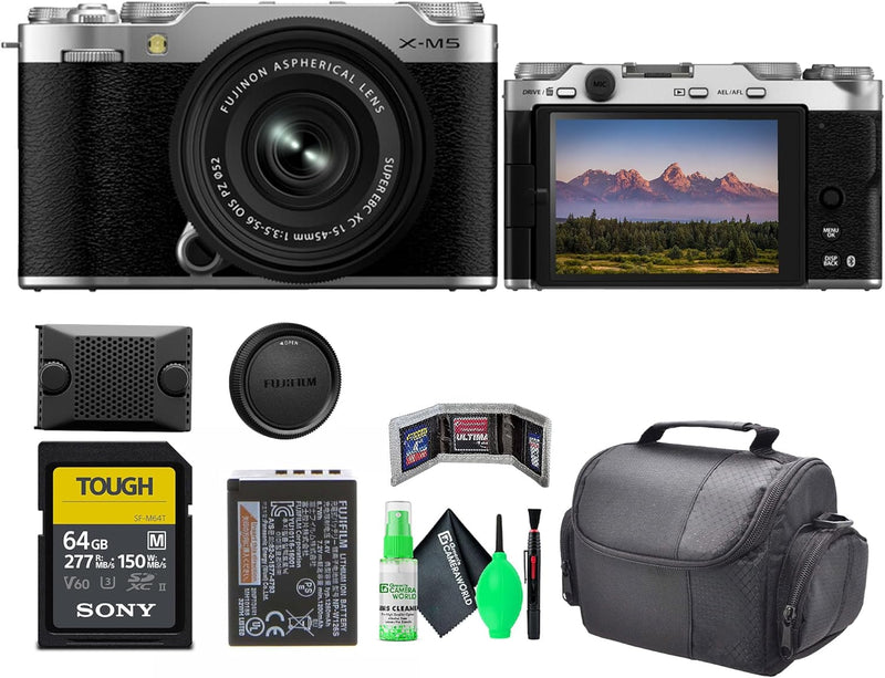 Fujifilm X-M5 16900771 Mirrorless Camera XC 15-45mm Kit — main product image
