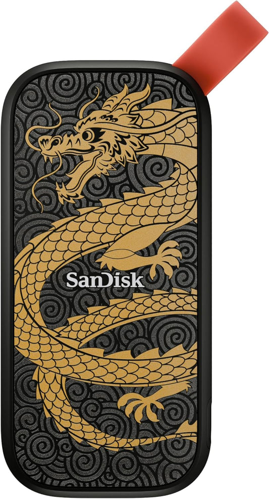 SanDisk SDSSDE30-1T00-GD25 1TB Portable SSD Dragon Edition USB-C