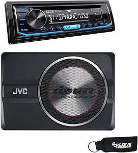 JVC KD-T700BT CD Receiver with 8" Subwoofer