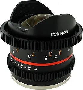 Rokinon CV8MBK31-FX 8mm Cine Fisheye Lens Fuji X