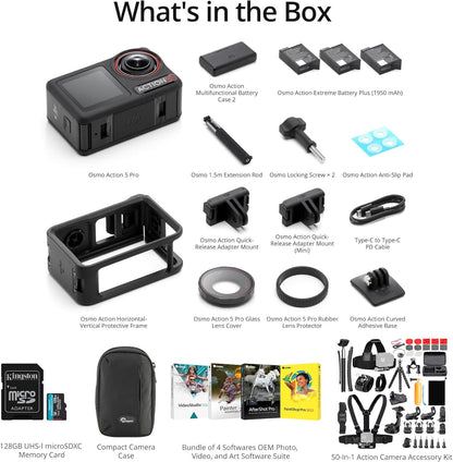DJI Osmo Action 5 Pro Adventure Combo 128GB Bundle