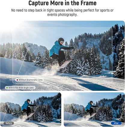 Neewer 10103763 0.75X Wide Angle Lens DJI Pocket 3