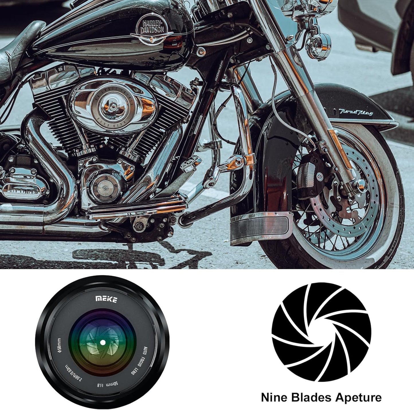 Meike 50mm F1.8 E Full Frame AF Lens Sony