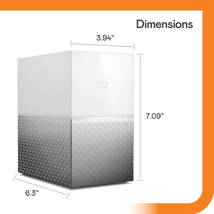 Western Digital WDBMUT0080JWT-NESN 8TB My Cloud Home Duo