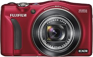Fujifilm FX-F800EXR R 16MP Digital Camera (Red)