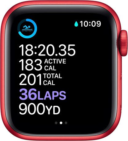 Apple Series 6 40mm Watch GPS Red Aluminum Renewed