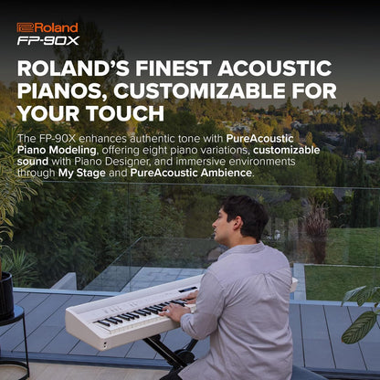 Roland FP-90X-BK 88-Key Portable Digital Piano Amplifier