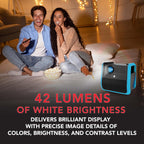 RCA RPJ060 Portable Projector with Bluetooth Speakers