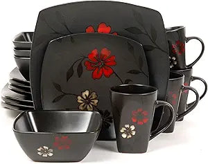 Misc Evening Blossom 16-Piece Floral Dinnerware Set