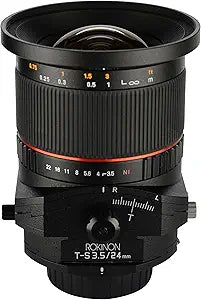 Rokinon TSL24M-N 24mm f/3.5 Tilt-Shift Lens Nikon