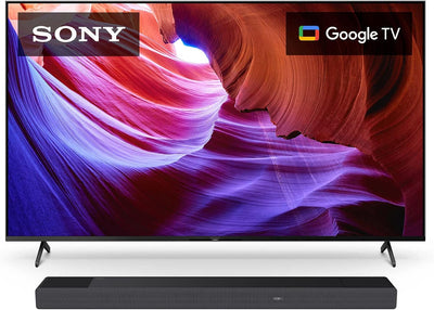 Sony X85K 55" 4K Ultra HD TV & Dolby Atmos Sound Bar Bundle