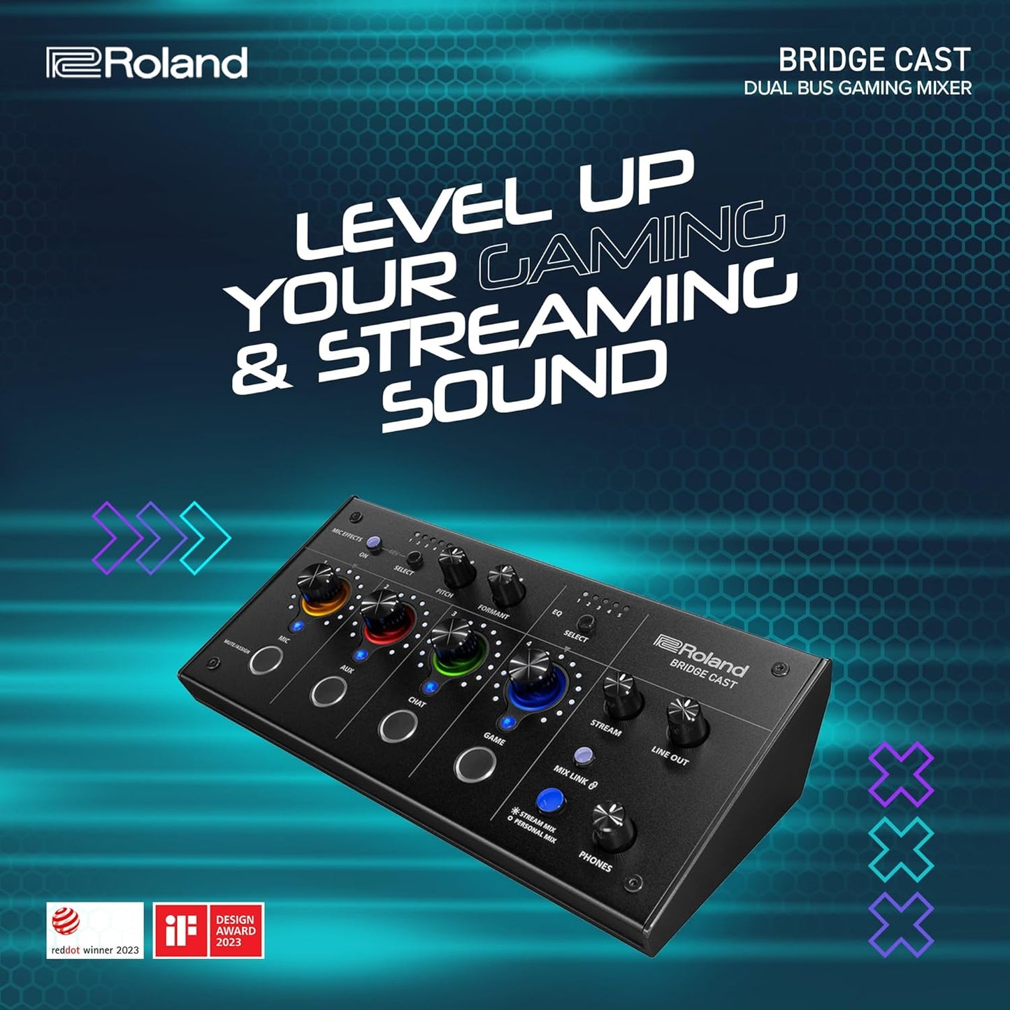 Roland BRIDGE CAST Dual Bus Gaming Mixer USB Interface