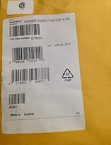 HP E7802A Standard Modular Power Cord — main product image