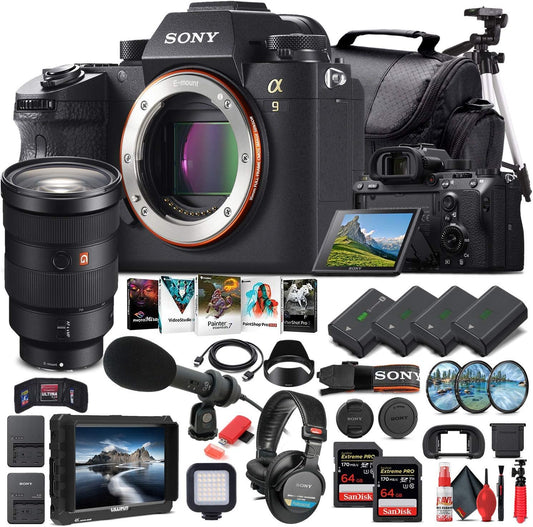 Sony ILCE9/B Alpha a9 Camera Lens Bundle Renewed