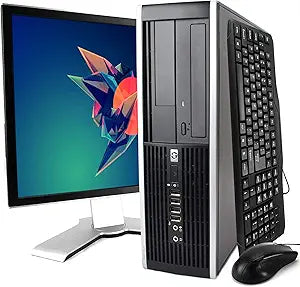 HP ProDesk Desktop Bundle i5 8GB 1TB HDD 19" LCD (Renewed)
