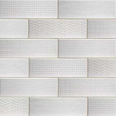 MSI AMZ-PT-00118 Urbano Pure 3D Subway Wall Tile