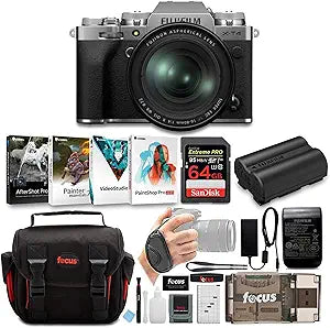Fujifilm X-T4 16-80mm Lens Kit Mirrorless Camera Bundle
