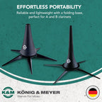 K&M 15228.000.55 In-Bell Clarinet Stand Portable Folding Base