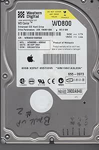 Western Digital WD800BB-40BSA0 80GB IDE Hard Drive