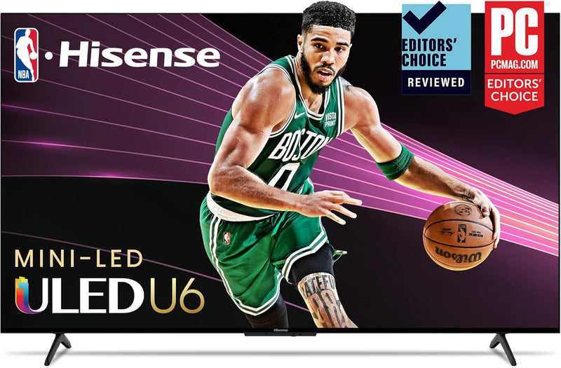 Hisense 65U6K 65-Inch Mini-LED ULED 4K Google Smart TV (Renewed) — main product image