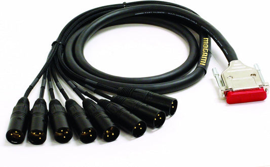 Mogami GOLD-DB25-XLRM-05 DB25 to XLRM Audio Cable 5ft