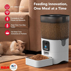 RCA PF143 Smart Pet Feeder - 1080p Camera, Alexa Compatible