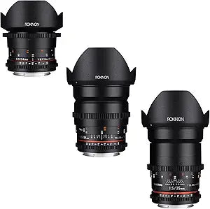 Rokinon CINE DS Lens Bundle Sony E-Mount